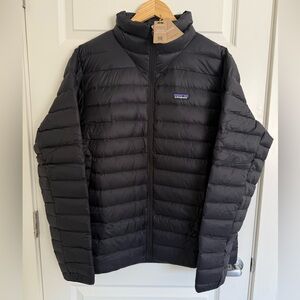 NWT Men's Patagonia Down Sweater Puffer Jacket XL Black 800 Fill Insulated 84675